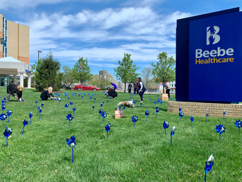 Beebe Healthcare partners with Prevent Child Abuse Delaware (PCAD), which is leading the charge in Delaware with programs, activities, and social media campaigns that help recognize the importance of preventing child abuse. PCAD has programs that teach ch
