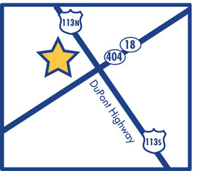Beebe Georgetown map