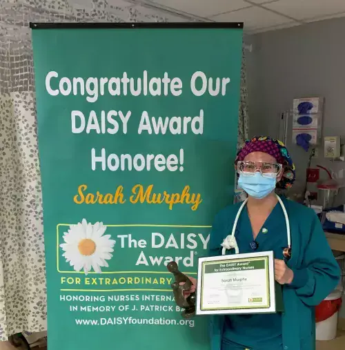 Beebe Healthcare Presents DAISY Award to Extraordinary Nurse Sarah Murphy